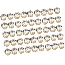 150Pz Set Zircon Dorati Per Anelli Gioielli Fai Da Te