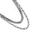 4Pz Catena Argento Portachiavi Unisex 4