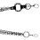 4Pz Catena Argento Portachiavi Unisex 6
