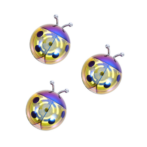 3Pz Auto Clip Profumo Gialla A Coccinella Cute 1
