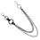 4Pz Catena Argento Portachiavi Unisex 11