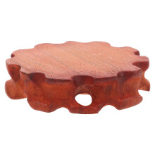 5Pz Stand in Legno Marrone Per Sfera Cristallo E Piante Da Tavolo