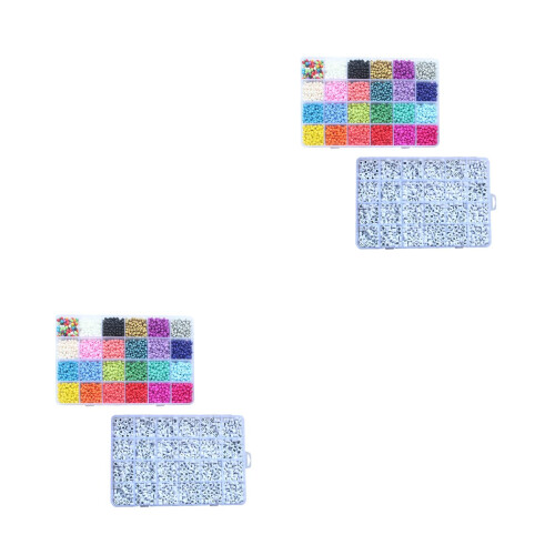 2Set Perline Colorate Per Creazione Gioielli E Decorazioni Resistenti 2