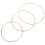 12Pz Base Classica Oro in Ferro Per Creazione 1