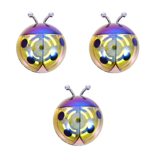 3Pz Auto Clip Profumo Gialla A Coccinella Cute 2
