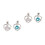 4Pz Ciondolo Da Gioielli Cuore Argento in Rame Per Collane DIY 5