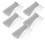 15Pz Parrucche Per Bambole DIY Materiale PP Lisci Resistenti 1