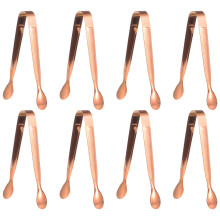 16Pz Pinze Cucina Acciaio Rosa Resistenti E Leggere