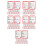 75St Waterdichte Labels Kind Noodinformatie 9