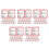 75St Waterdichte Labels Kind Noodinformatie 8