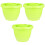 3Pz Cesta Appendibile Spessa Verde Per Piante, Design 3