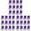 3Set Sachet Profumati in Cotone Viola Con Lavanda Per Vestiti 2