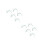 10Pz Patch Fiore Orchidea Bianco Per Cucito E Riparazioni 6