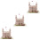 3Set Gioco Puzzle 3D Torre Carta Khaki Per Bambini Creativi 7