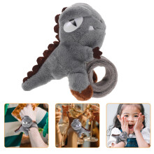 3Pz Braccialetti Slap Animali Peluche Grigi Giochi Per Bambini