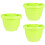3Pz Cesta Appendibile Spessa Verde Per Piante, Design 6