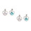 4Pz Ciondolo Da Gioielli Cuore Argento in Rame Per Collane DIY 3