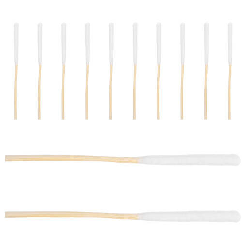 20Conf Bastoncini Cotone Legno Precisione Per Viso Multiuso 2