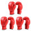 3Pz Boxe PVC Arancione Allenamento Regolabili 2