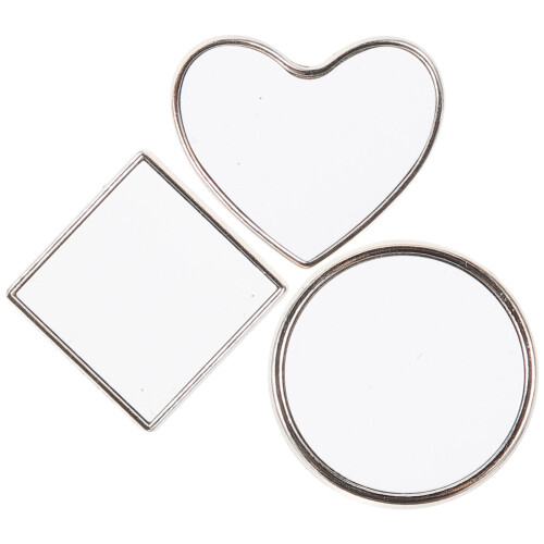 9Pz Termiche in Argento Per Decorazioni Te Sublimazione