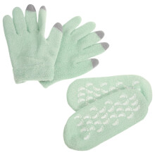 2Sets Lichtgroene Gel Handschoenen Voetverzorging Spa Voor Droge Huid