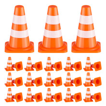 200St Mini Plastic Kegels Voor Verkeer En Kindergedrag