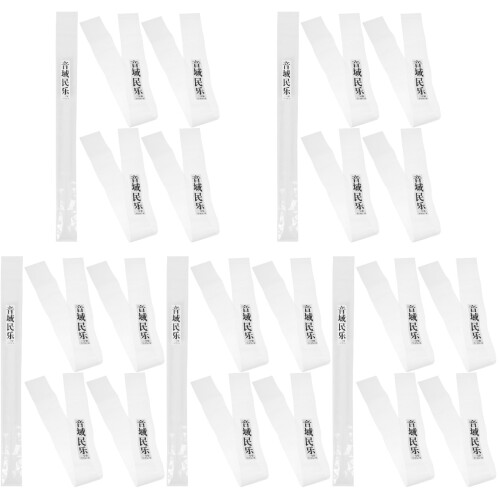 25Pz Borsa Per Flauto Verticale in Bianco Per Conservazione 2