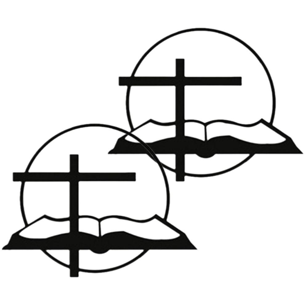 6Szt ŻElazne WisząCe RzeźBy ŚCienne Kawiarni 3D Dekoracje Czarna-image