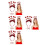 4Conjuntos Tiara Glitter Vermelha Decoração 3
