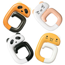 12Szt Składane Haki Do Zawieszania Toreb ABS Panda Do Biurka