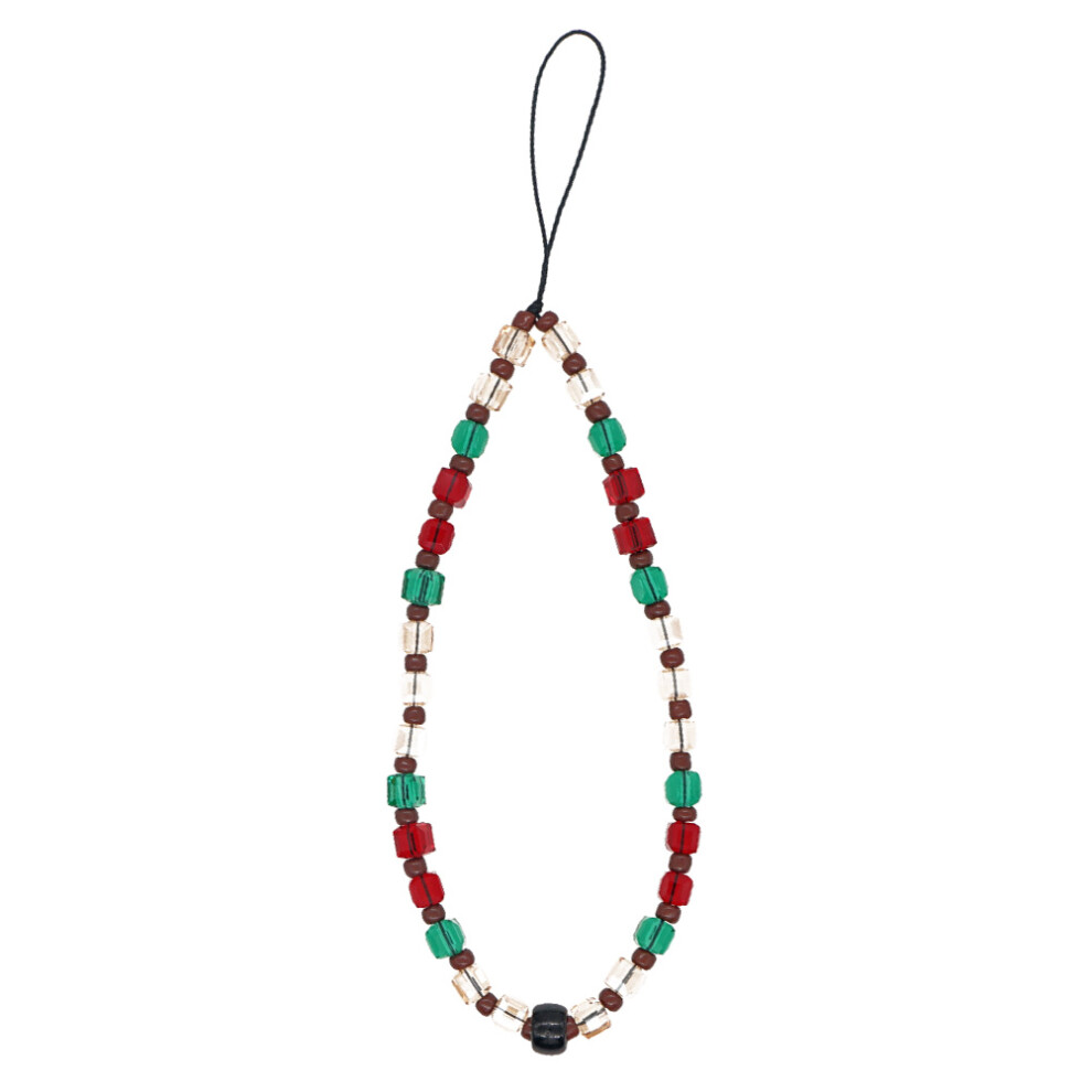 2Szt Kolorowy Sznurek Do Telefonu Z Koralikami, Bransoletka, Dekoracja-image