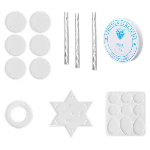 2Conjuntos Moldes Para De DIY Silicone Resistente