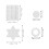 2Conjuntos Moldes Para De DIY Silicone Resistente 2