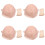 4Conjuntos Toucas Khaki Silicone Para Perucas E 7
