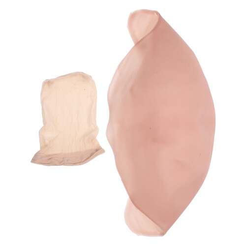 4Conjuntos Toucas Khaki Silicone Para Perucas E 1