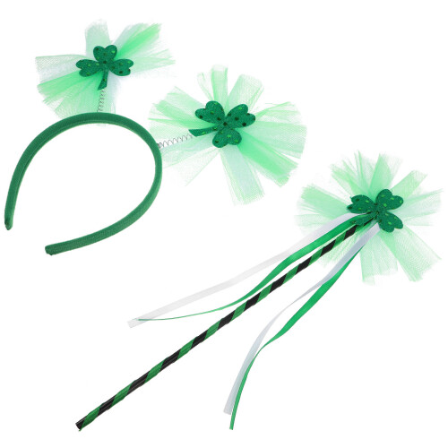 4Conjuntos Headband Festa Com Varinha Para 1