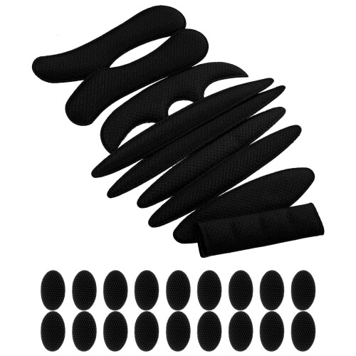 3Conjuntos Almofadas De Espuma Para Capacete Multicolor Kit Universal 2