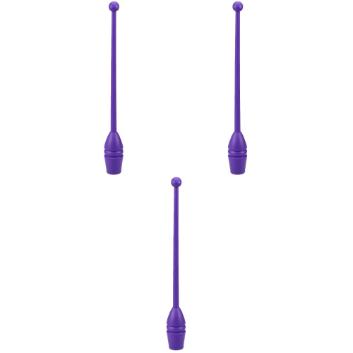 3Pares Bastões Artísticos Roxos Para Exercícios De E Ginástica 2