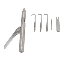 Stainless Steel Automatic Crown And Bridge Remover – Clinical Tool for Effortless Restoration Release with Adjustable Tension Dial – Durable and