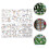 PVC Decalques Decorativos Janela Anticolisão Colorido 6