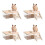 4Conjuntos De Banho Para Hamster Transparente Com 8