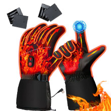 Winter Heated Gloves With Full Core Activation Versatile Warming Mittens For Skiing Running And Cold Weather Activities