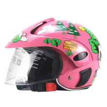 Children's Helmet for Kids Riding Adventures, Vintage Design Open Face Motorcycle Helmet with DOT Approved Safety Certification, Lightweight ABS Shell