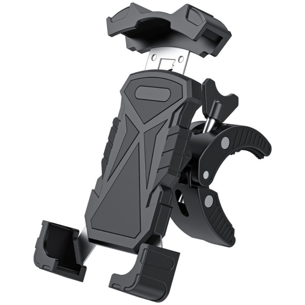Phone Bike Holder For Bicycle Handlebar, Auto Lock Shockproof Design Motorcycle Phone Mount With 360 Degree Rotation, Sturdy And Safe Cell Phone Clamp 9463374989233