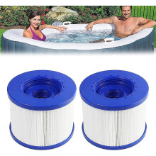 Replacement Filters for Hot Tub Spa, Spa Filters Screw In Filters Threaded Filter with Efficient Water Filtration and Dirt Removal, Compatible with Mu