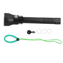 Rechargeable Dual Switch Flashlight Underwater IPX8 Waterproof Long Range Powerful Thrower Super Bright High Lumens LED Light with TEN-TAP Programmabl