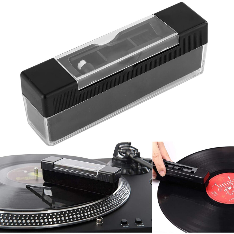 Carbon Fiber Vinyl Brush, Microfiber Brush High-Quality Cleaning, Non-Toxic Velvet Record Cleaner Anti Static Feature For Gentle Dust Removal, Save 9358999390239