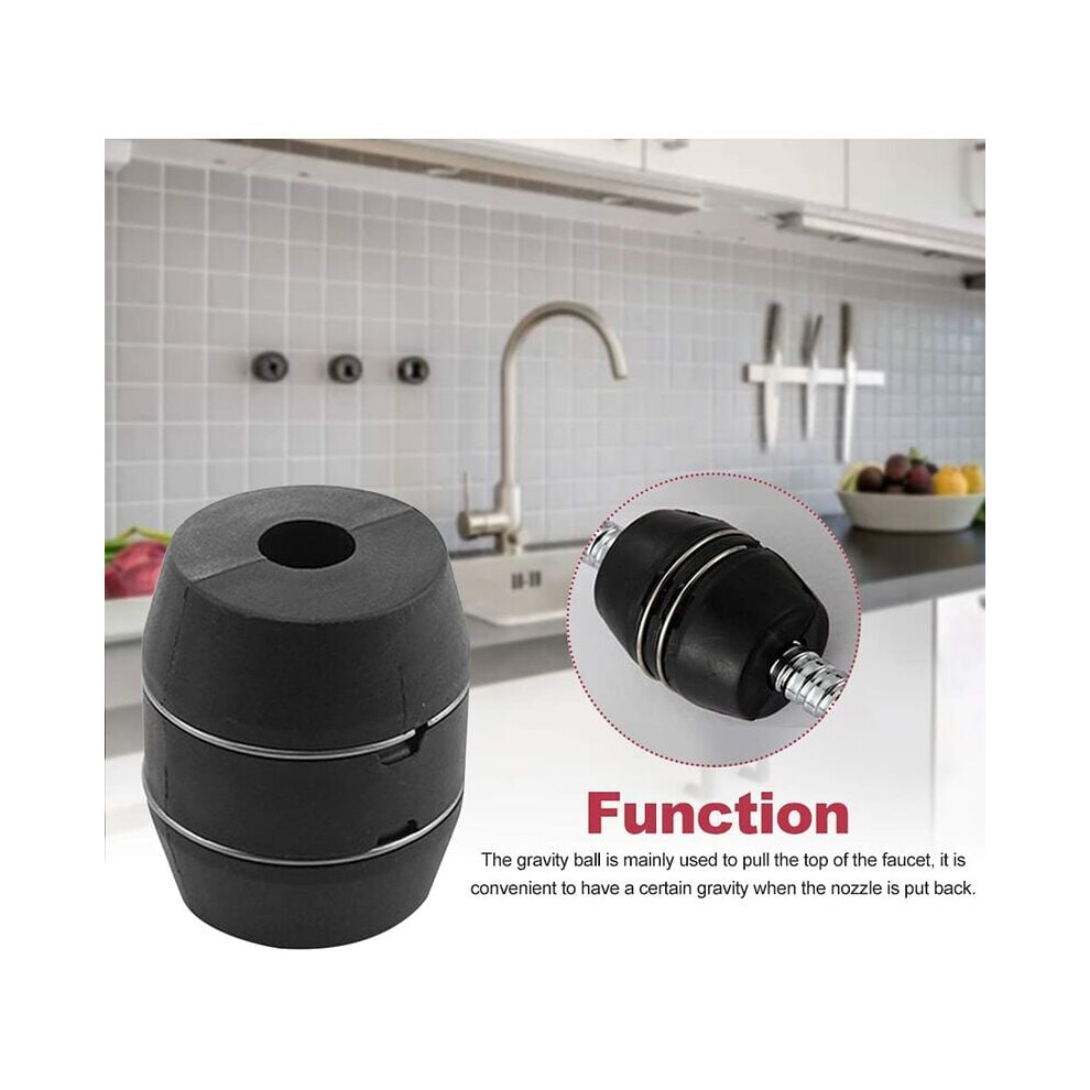 Enhanced Pull Out Faucet Hose Weight, Stainless Steel Gravity Ball For Kitchen Basin, Universal Compatibility Faucet Replacement Part 9169997206954