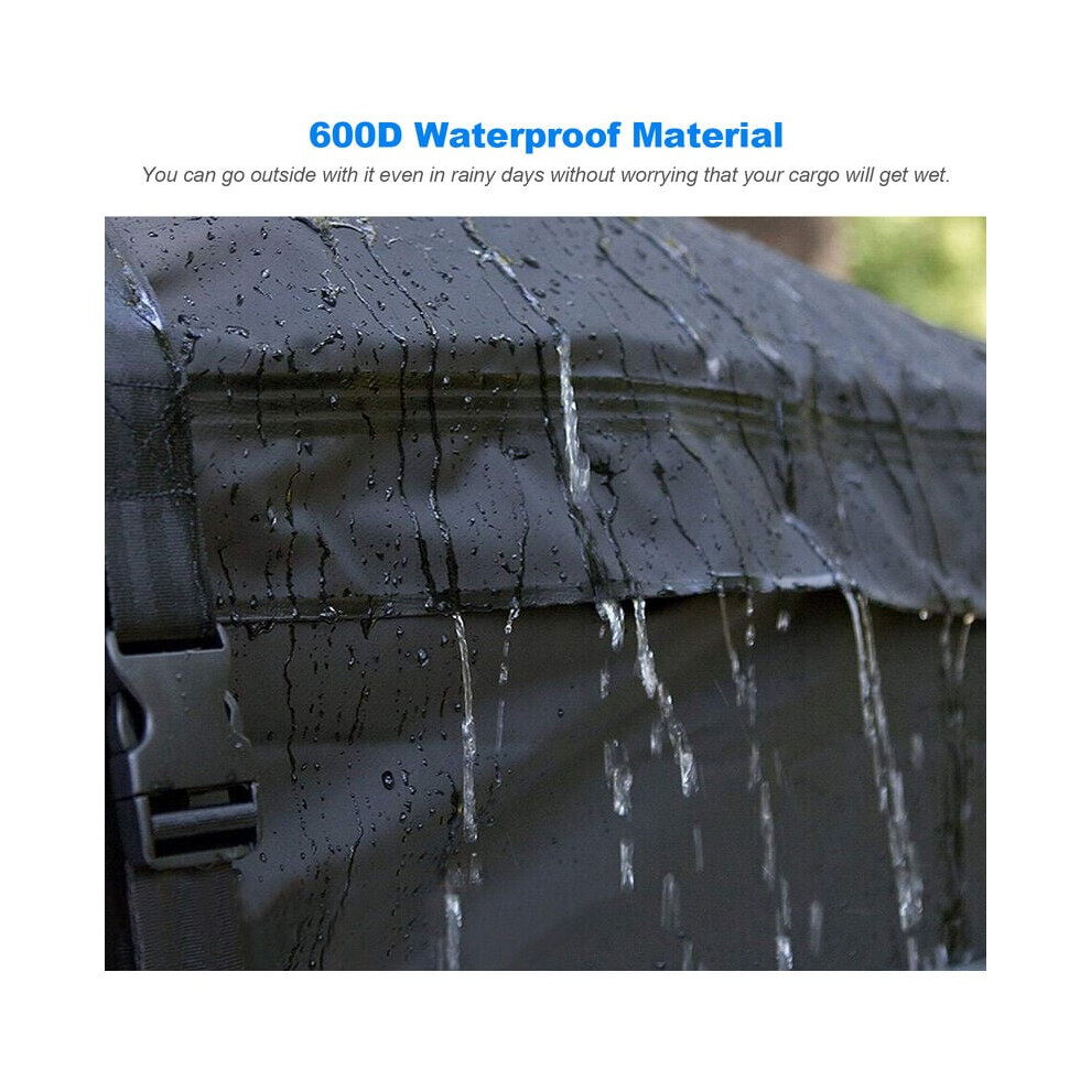 Cargo Companion, Soft Pack Roof Bag Ensures Protection From Elements, Water Repellent Material Offers Fold Neatly Storage For Your Lightweight Large 9169997207395
