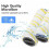 Stable Performance Floor Cleaner Roller, Multi-Surface Microfiber Roller for Wide Application, Quiet Operation and Easy Cleaning, Compatible with 2